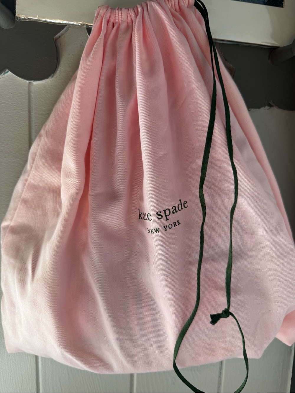 Kate Spade pink and red Plaid Crescent Shoulder Bag - Picture 7 of 9